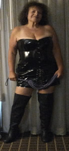 Your mistress is well endowed